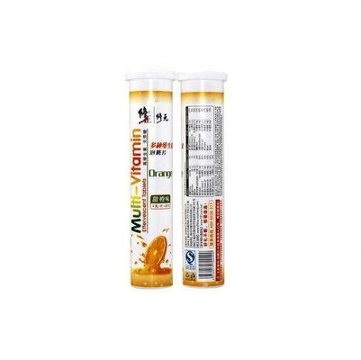 Personal Care Effervescent Tablet Tube with Spiral Flip Cover Certificate FSSC 22000