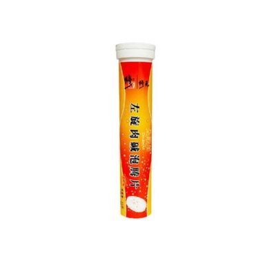 Personal Care Effervescent Tablet Tube with Spiral Flip Cover Certificate FSSC 22000