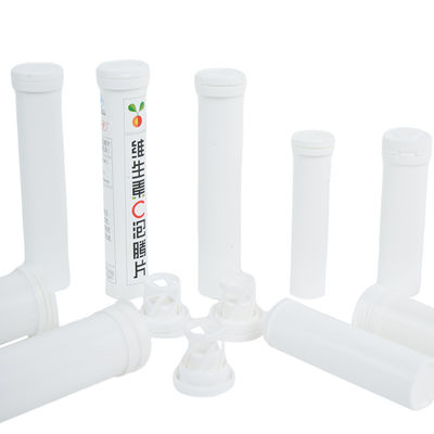 Plastic Packaging Empty Vitamin C Effervescent Tablet Bottle with Desiccant Cover