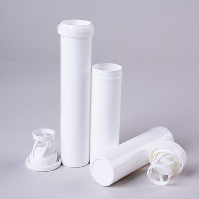 Long Print Custom Plastic Vitamin C Effervescent Tablet Tube for Medicine Packaging