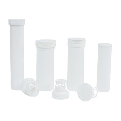 Custom Size Optional Plastic Candy Packaging Tube for Vitamin C Effervescent Tablets