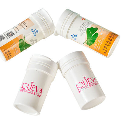 Easy Clean PP Collar Material Vitamin C Effervescent Tablet Bottles for OEM Acceptance
