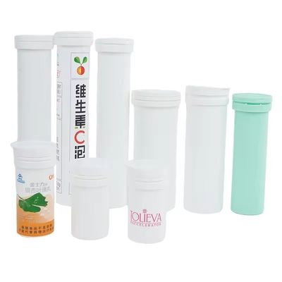 Effervescent Tablet Plastic Tube Empty for ODM OEM Multivitamin Vitamin C Private Label