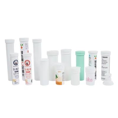 Effervescent Tablet Plastic Tube Empty for ODM OEM Multivitamin Vitamin C Private Label
