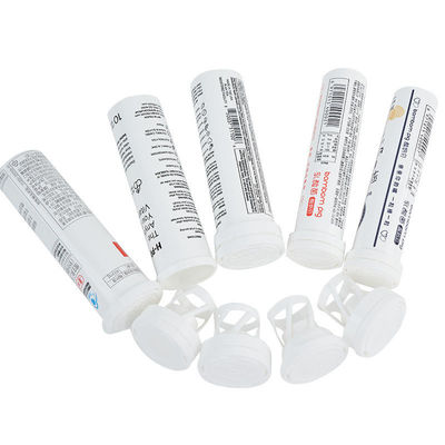 Portable Custom Logo Bottle for Vitamin C Effervescent Tablet Safe Material in Plastic