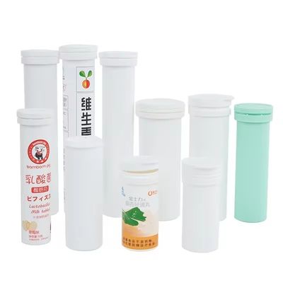 Customized Logo Food Grade PP Matte Surface Handling Effervescent Tablet Bottle for Storage