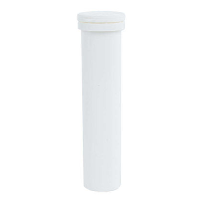 Customized PP Material Effervescent Tablet Tube for White Vitamin C Tablets Packaging